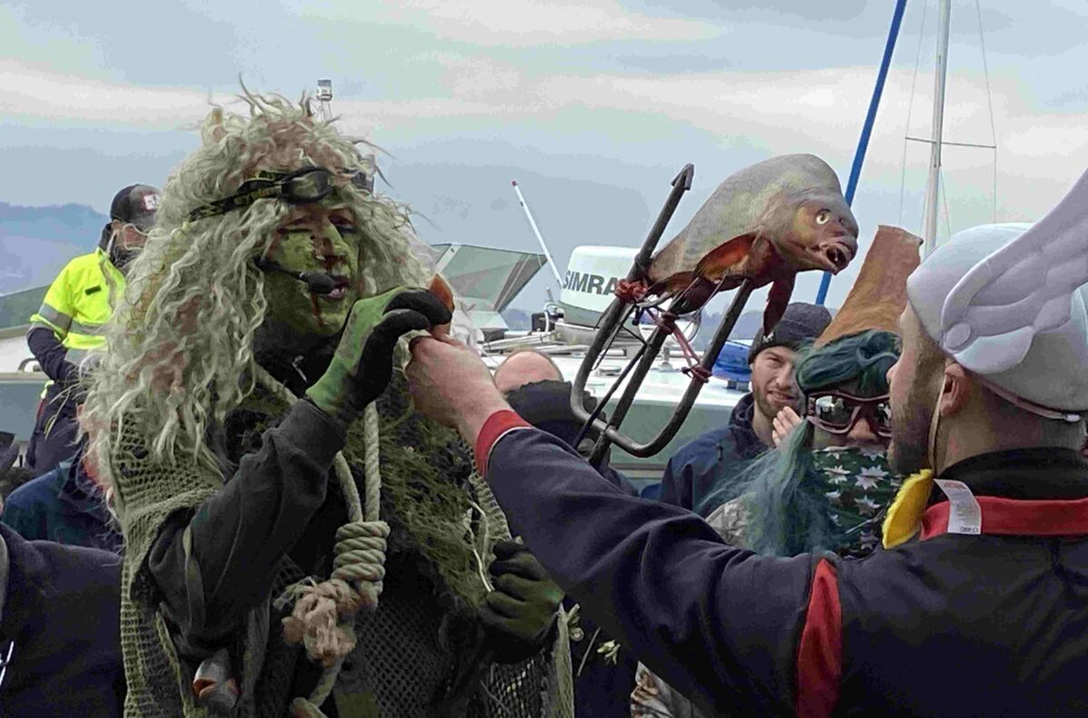 Neptun bei der Seerettertaufe 2021