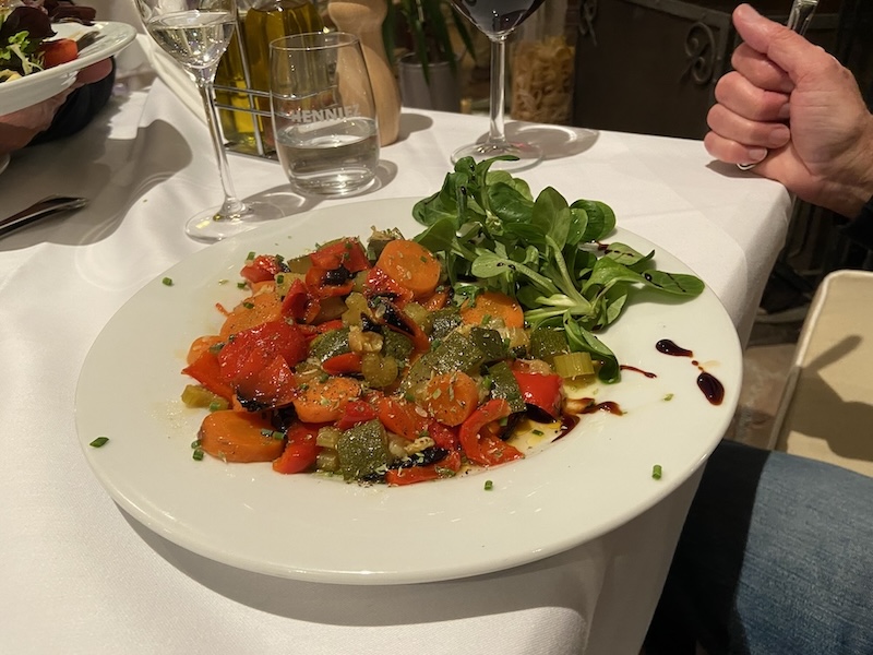 Verdure, schön anzusehen, aber etwas gar lange im Forno