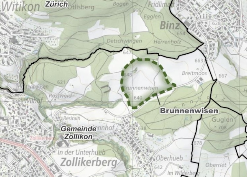 Lageplan Deponie Brunnenwisen