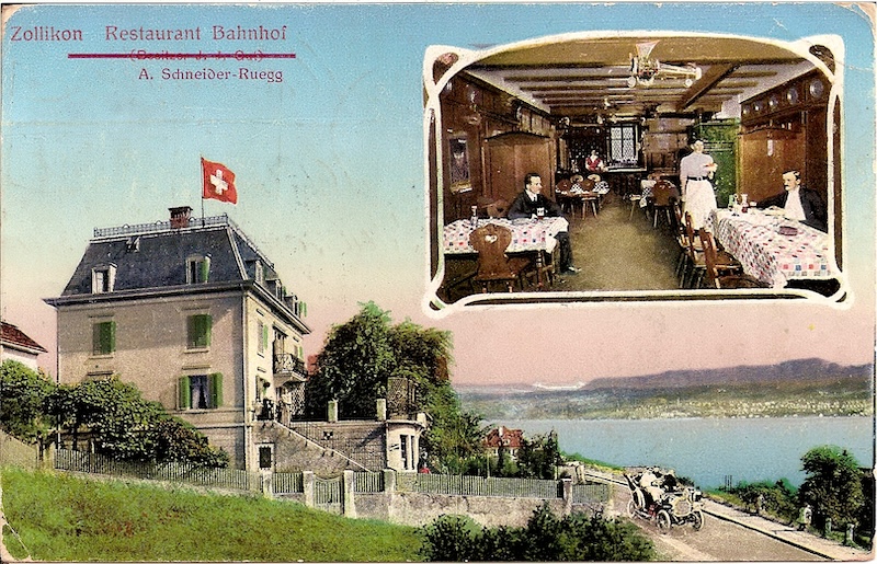 Das «Bahnhöfli» mit gemütlicher Gaststube und Seeblick