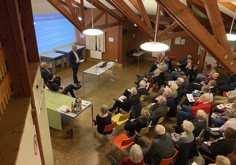 Versammlung im Gerensaal