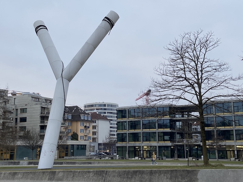 «Steinschleuder» im Stadtpark Hardau