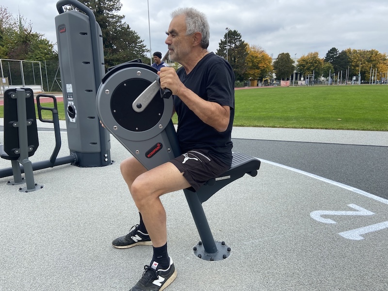 Mit den Armen strampeln statt mit den Beinen