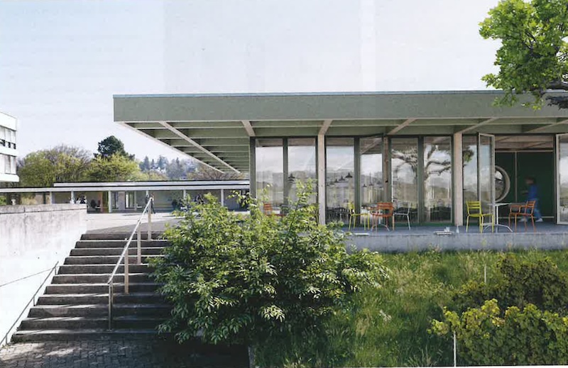 Geplante Mensa (Visualisierungen: Hochparterre/ Ryf Partner Architekten)