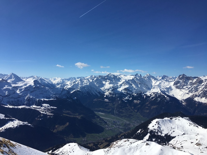 Reusstal und Sicht ins Berner Oberland