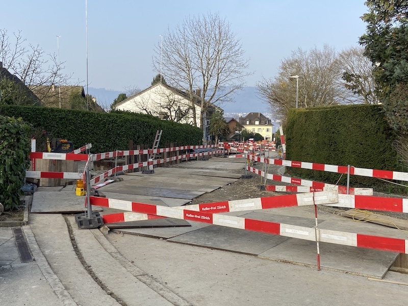 Flächendeckende Baustellen