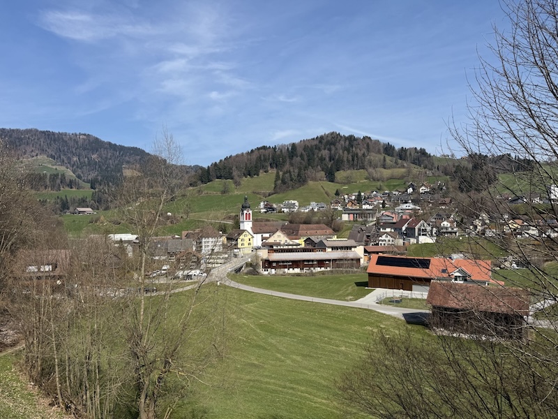 Picknicksicht auf St. Peterzell