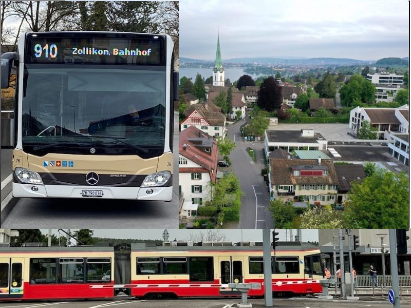 Bus 910, Forchbahn, Dorfplatz: Kommt es zu Verbesserungen? (Fotos: ZN)