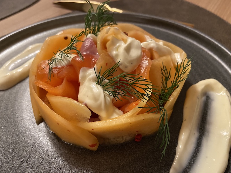 Lachs im Melonen-Mantel (Fotos: ZN)